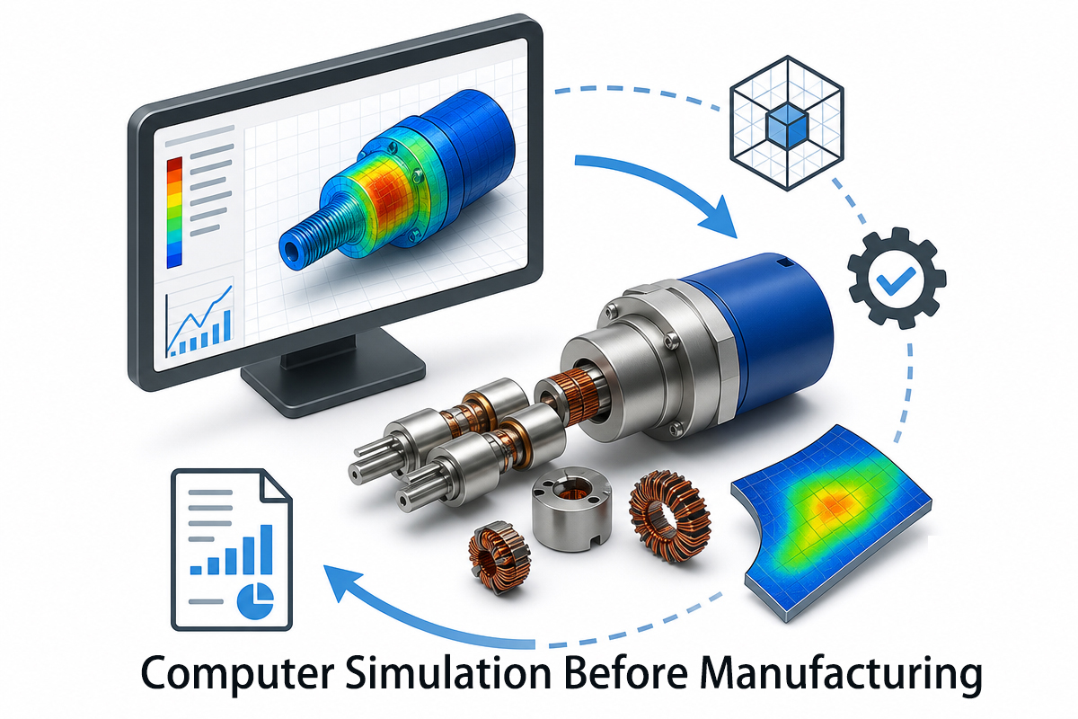 Computersimulation vor der Fertigung