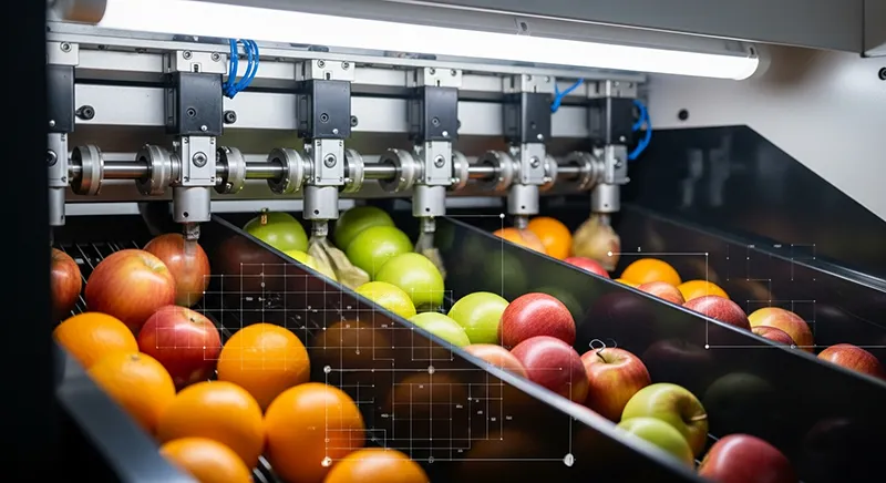 45 de grade de rotație ale solenoidului rotativ pentru mașina de sortat fructe