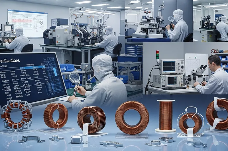 インダクタコイルの製造
