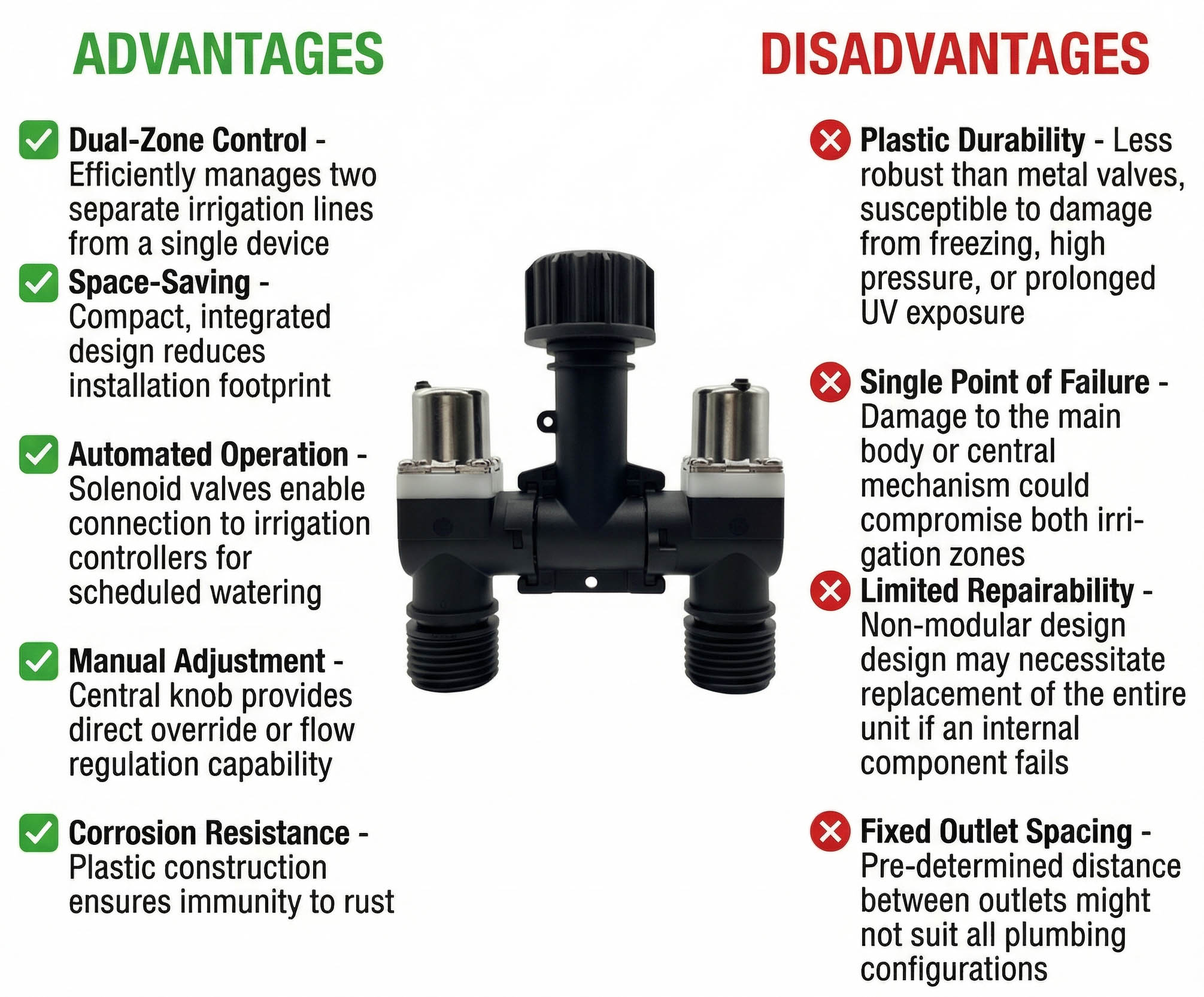 Irrigation Control Valve Advantages and Disadvantages