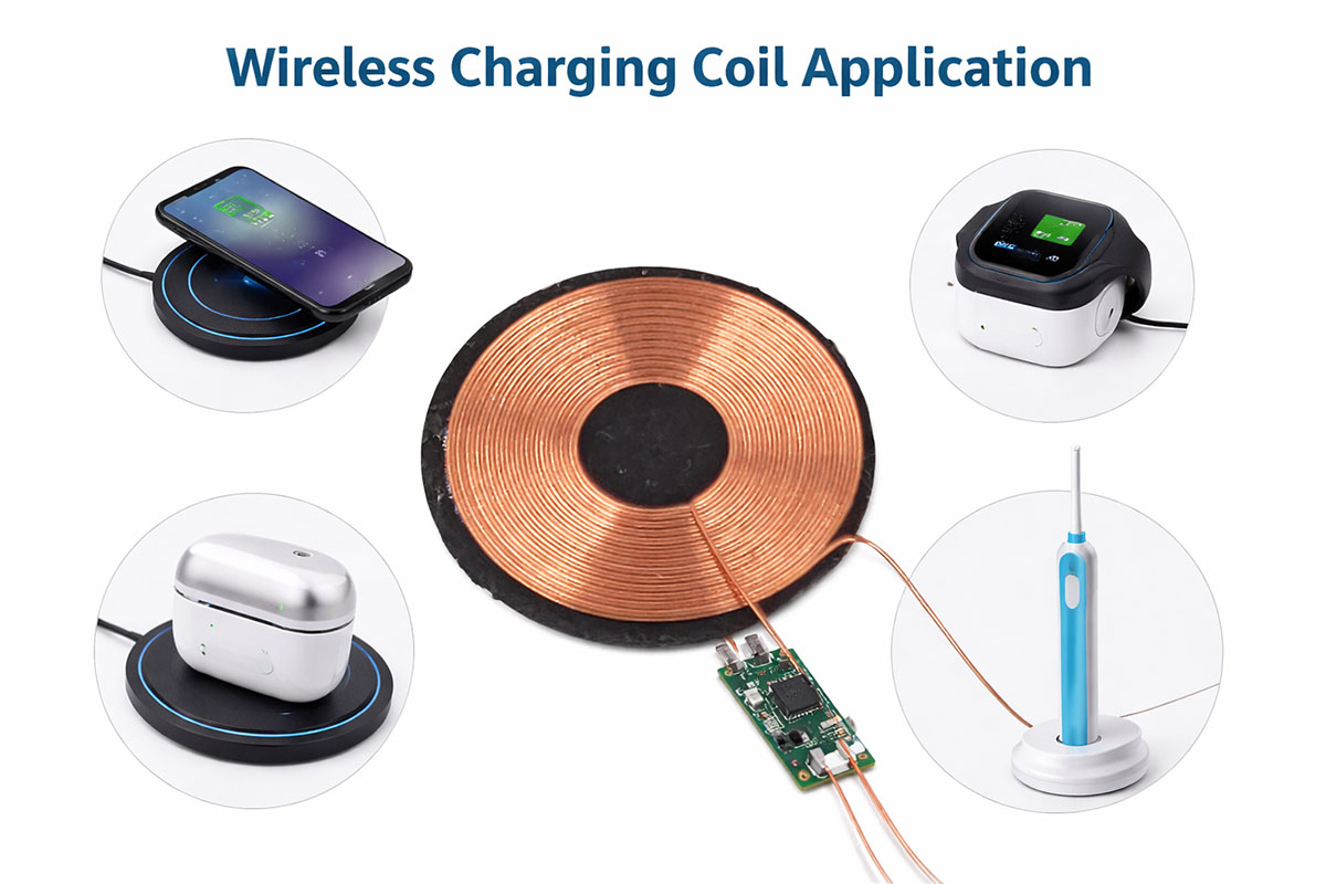Aplikasyon ng Wireless Charging Coil
