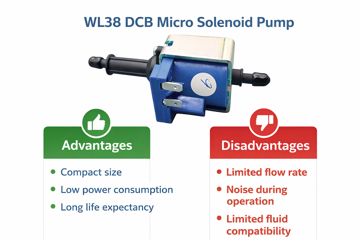 Kalamangan at Disbentaha ng WL38 DCB Micro Solenoid Pump