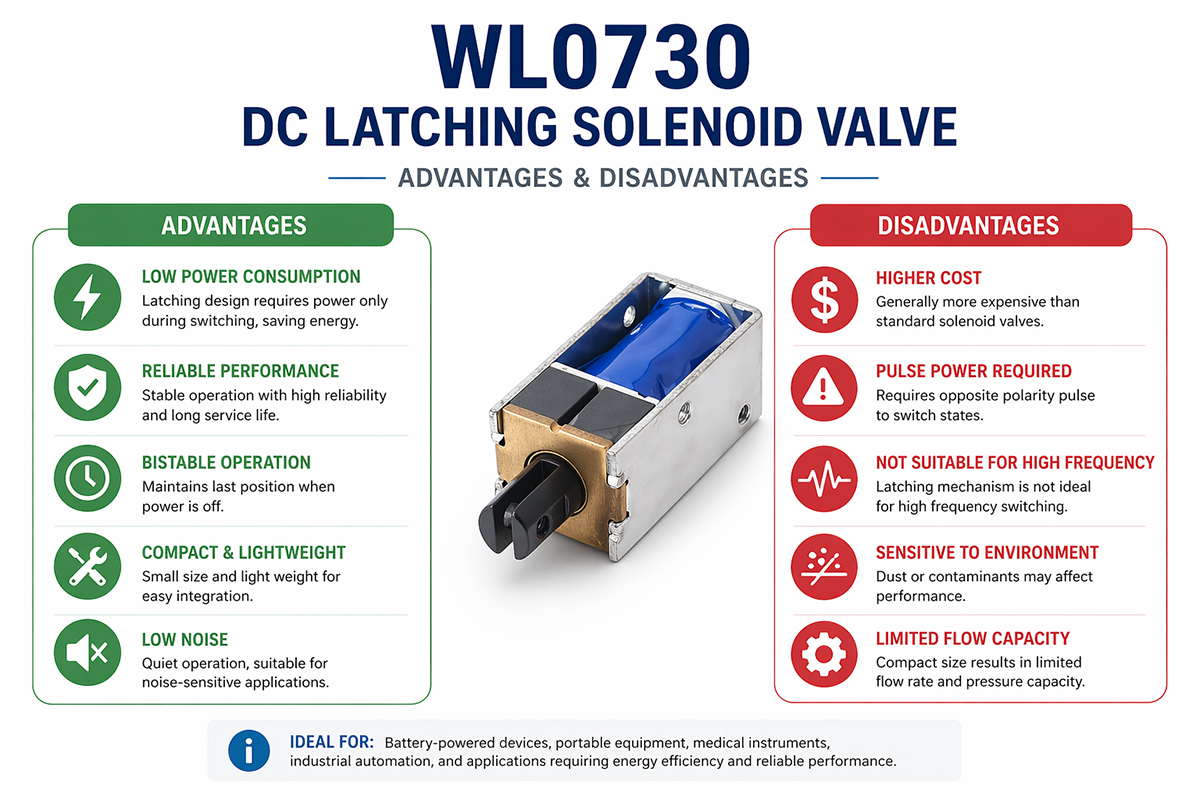 DC Latching Solenoid Valve: Advantages and Disadvantages