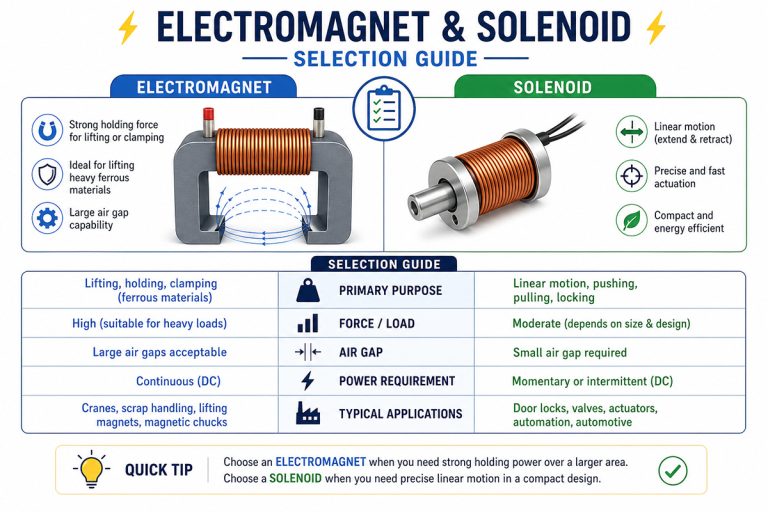 Electromagnet and Solenoid Selection guide