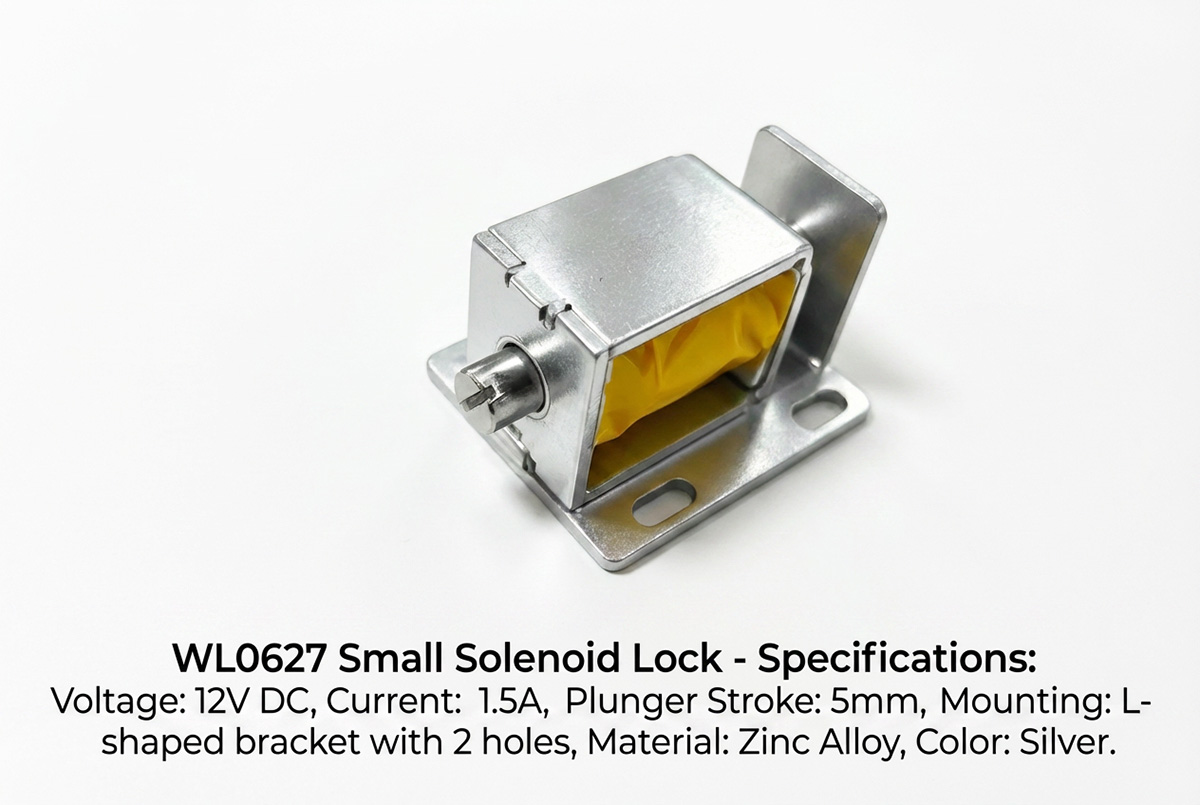 WL0627 Small Solenoid Lock Data Sheet
