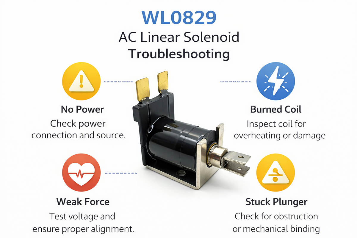 WL0829 Fejlfinding af lineær solenoid til AC