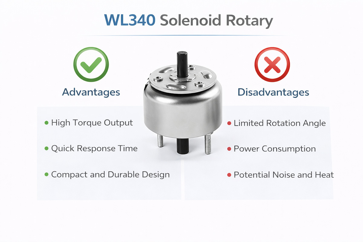 WL340 Solenoid Roterende Fordele og Ulempe