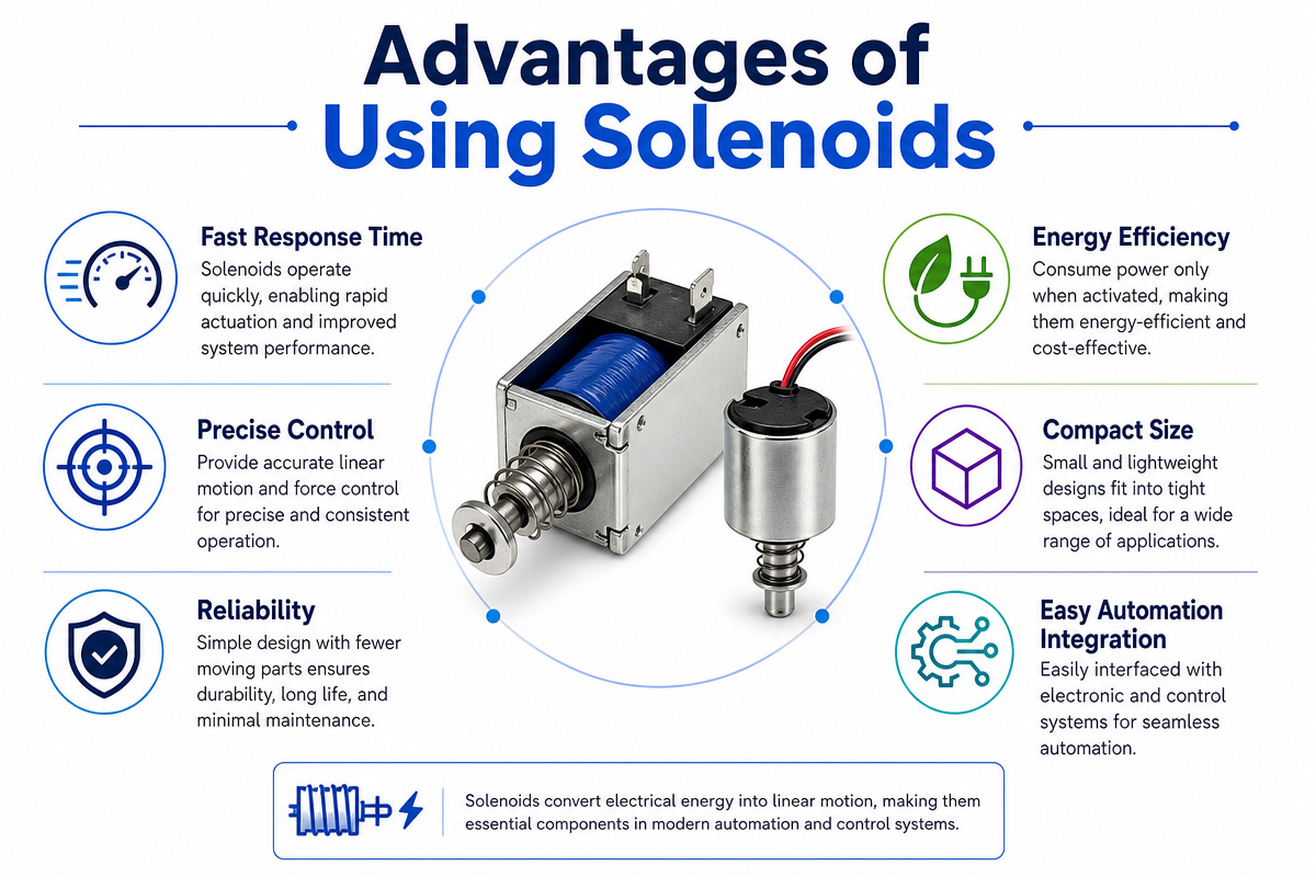 Advantage of Using Solenoids