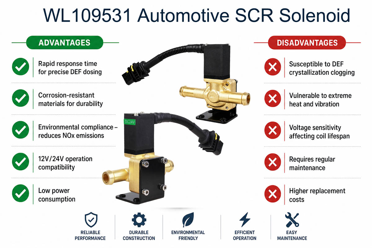 Fordele og ulemper ved SCR-solenoider i biler