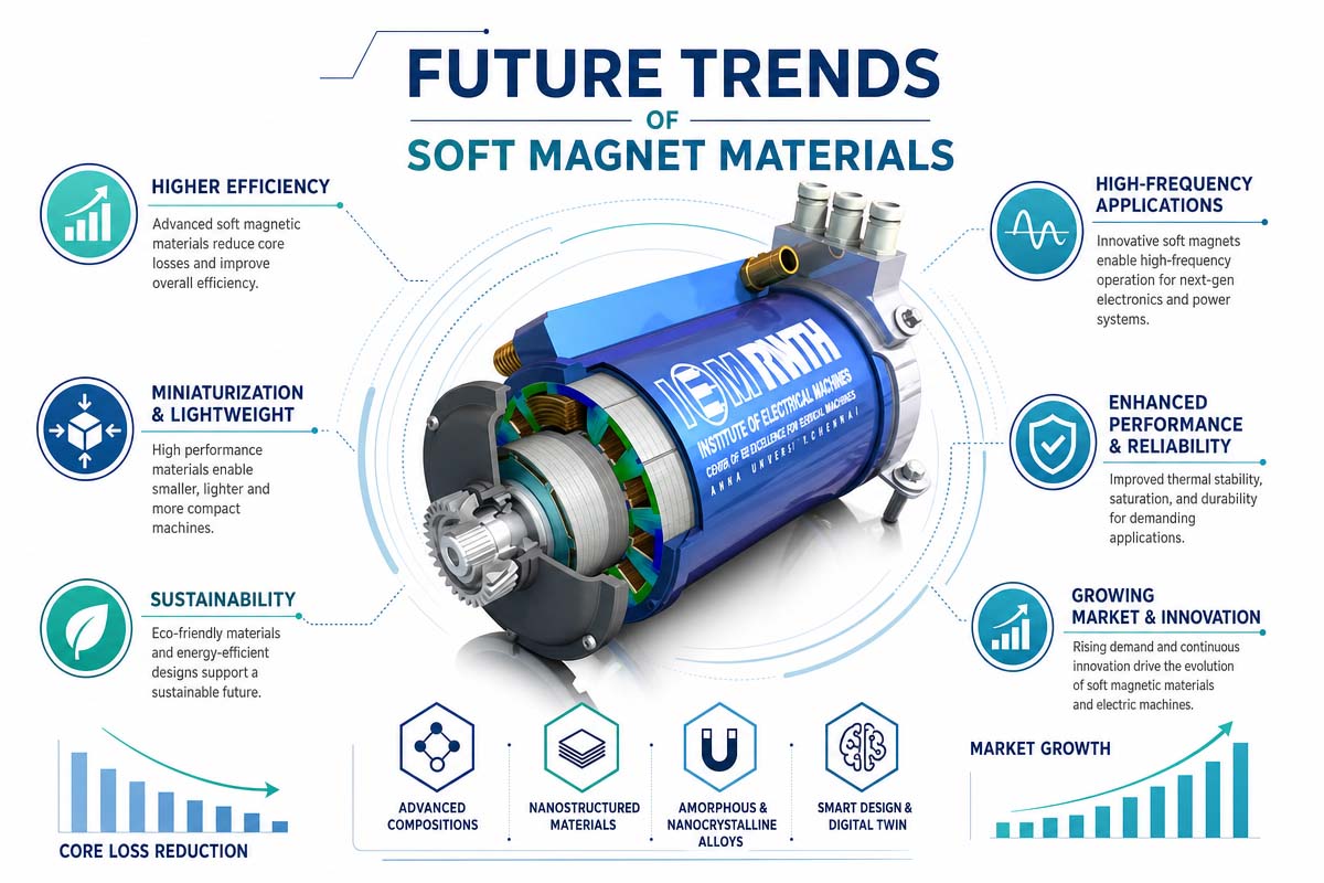 Tendințe viitoare ale materialelor magnetice moi