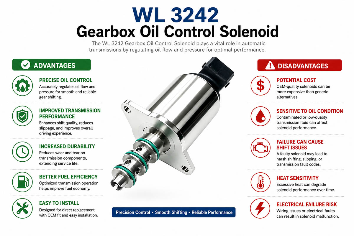 Solenoidul de control al uleiului cutiei de viteze: avantaje și dezavantaje