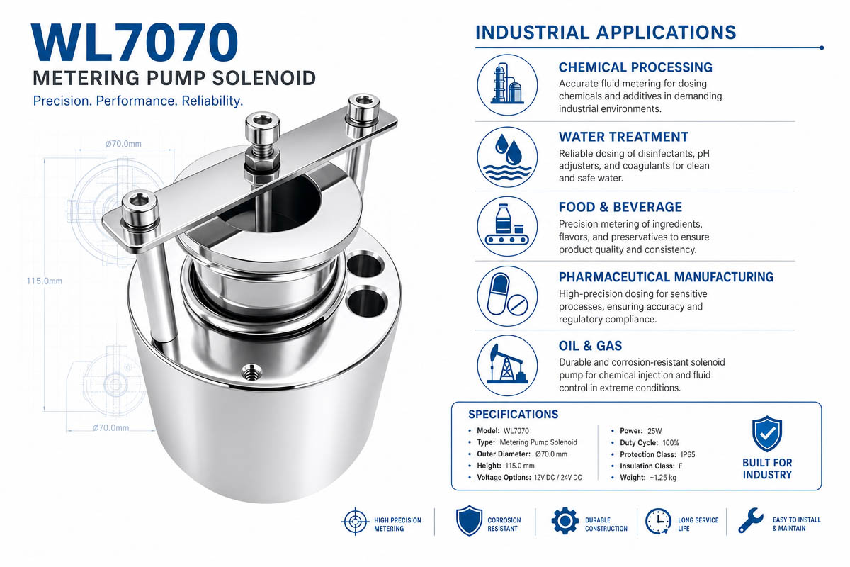 Metering Pump Solenoid Industrial Application