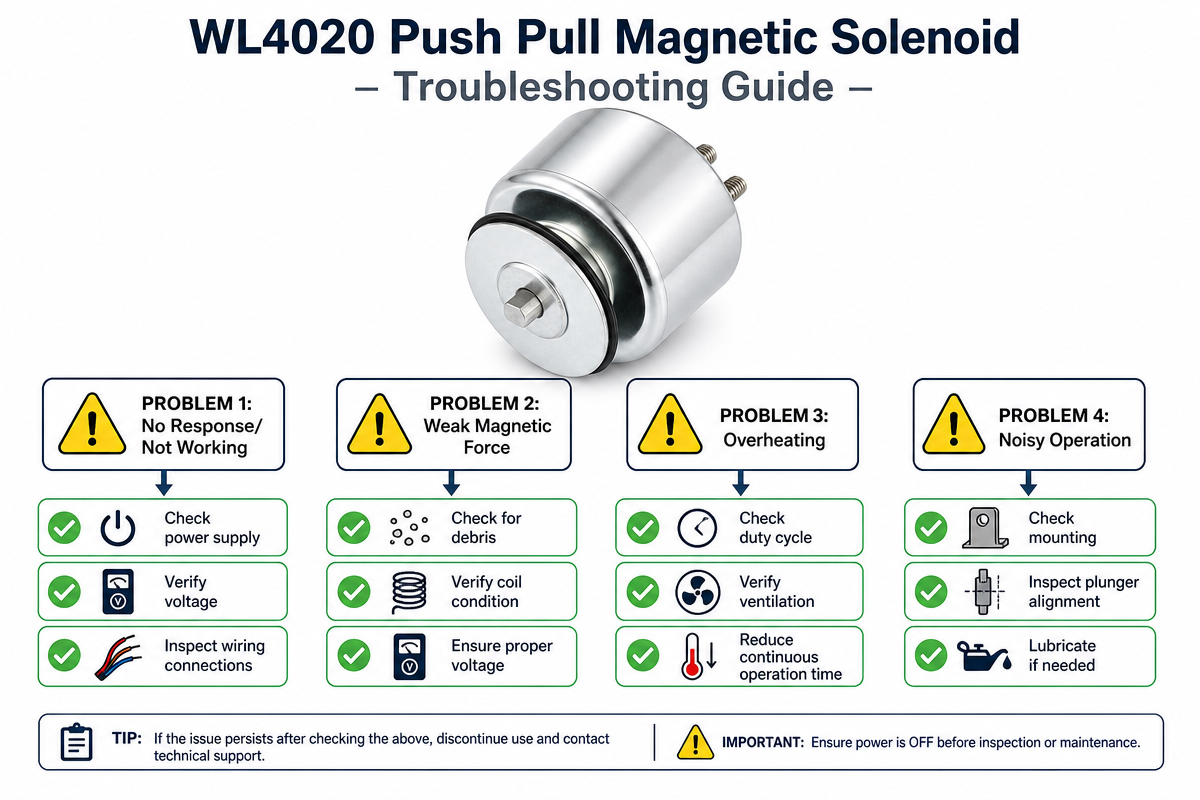 Push Pull Magnetic Solenoid Troubleshooting Guide