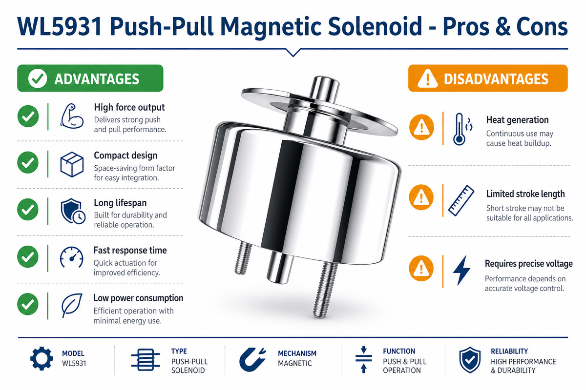Zalety i wady elektromagnesu typu push-pull