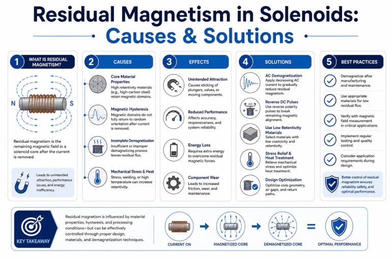 Magnetismul rezidual în solenoizi Cauze și soluții