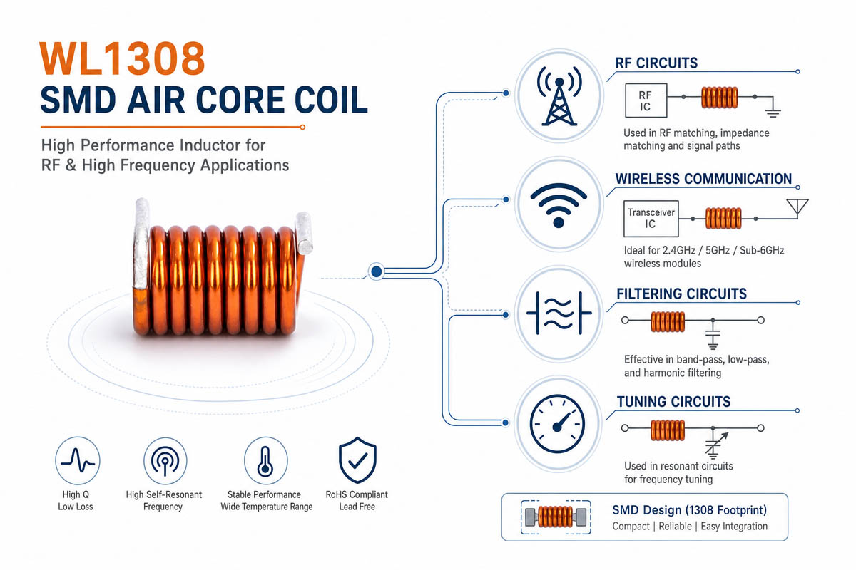 SMD Air Core Coil Industrial Application