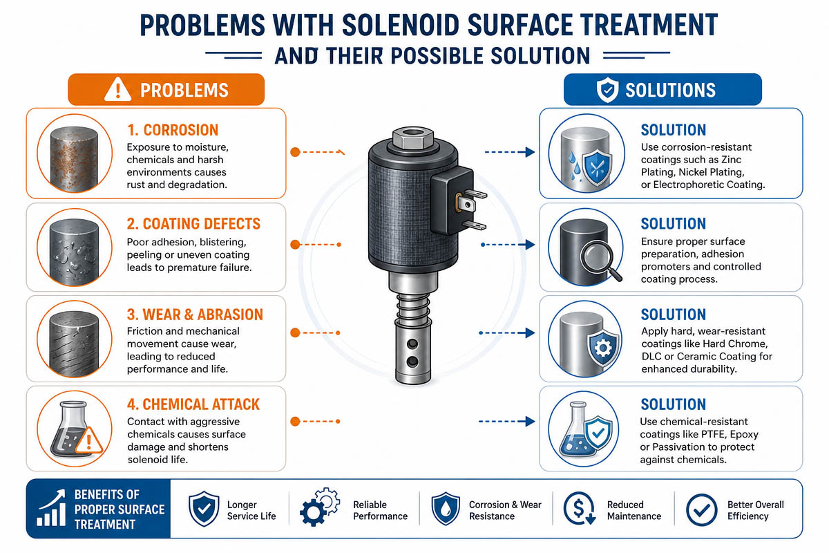 Solenoid Surface Treatment Troubleshooting Solution