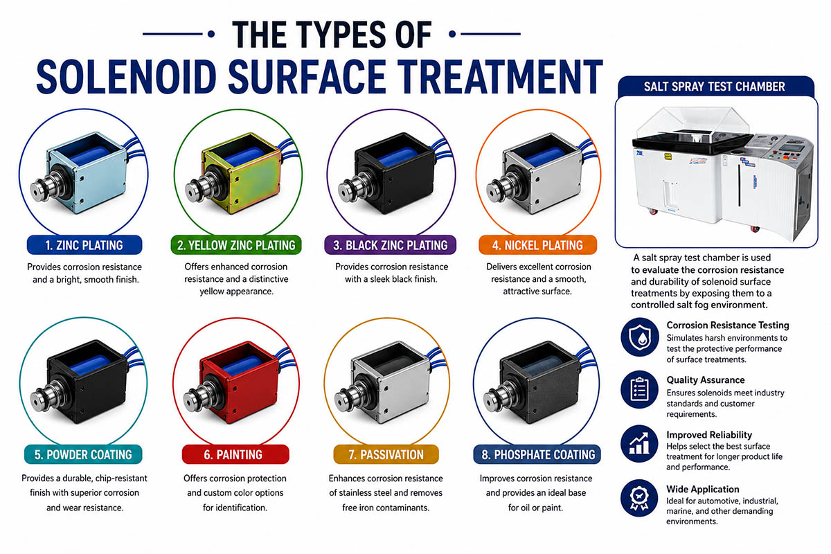 he types of solenoid surface treament guide