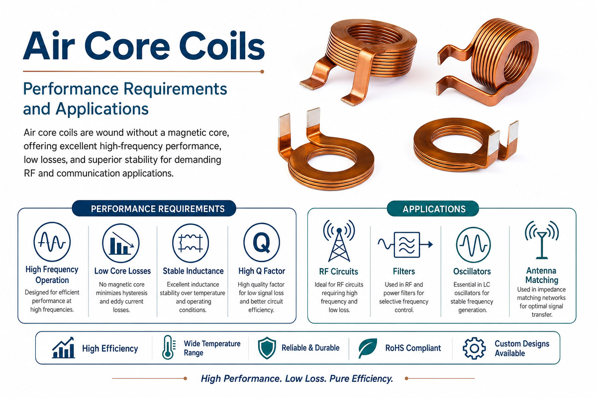 Air Core Coils Performance and Applications