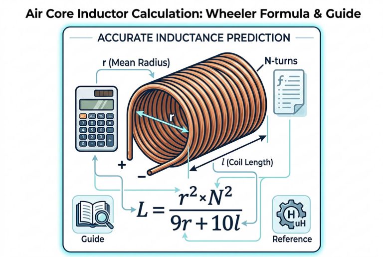 Calculul inductorului cu miez de aer - Formula și ghidul Wheeler