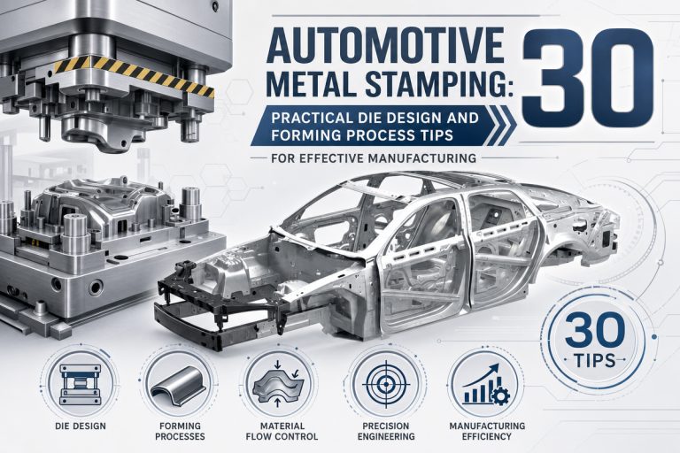Mga Tip sa Pagbuo at Pagdidisenyo ng Metal Stamping ng Sasakyan