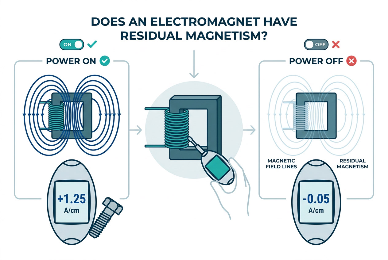 Mayroon ba ang Electromagnet ng Residual Magnetism?