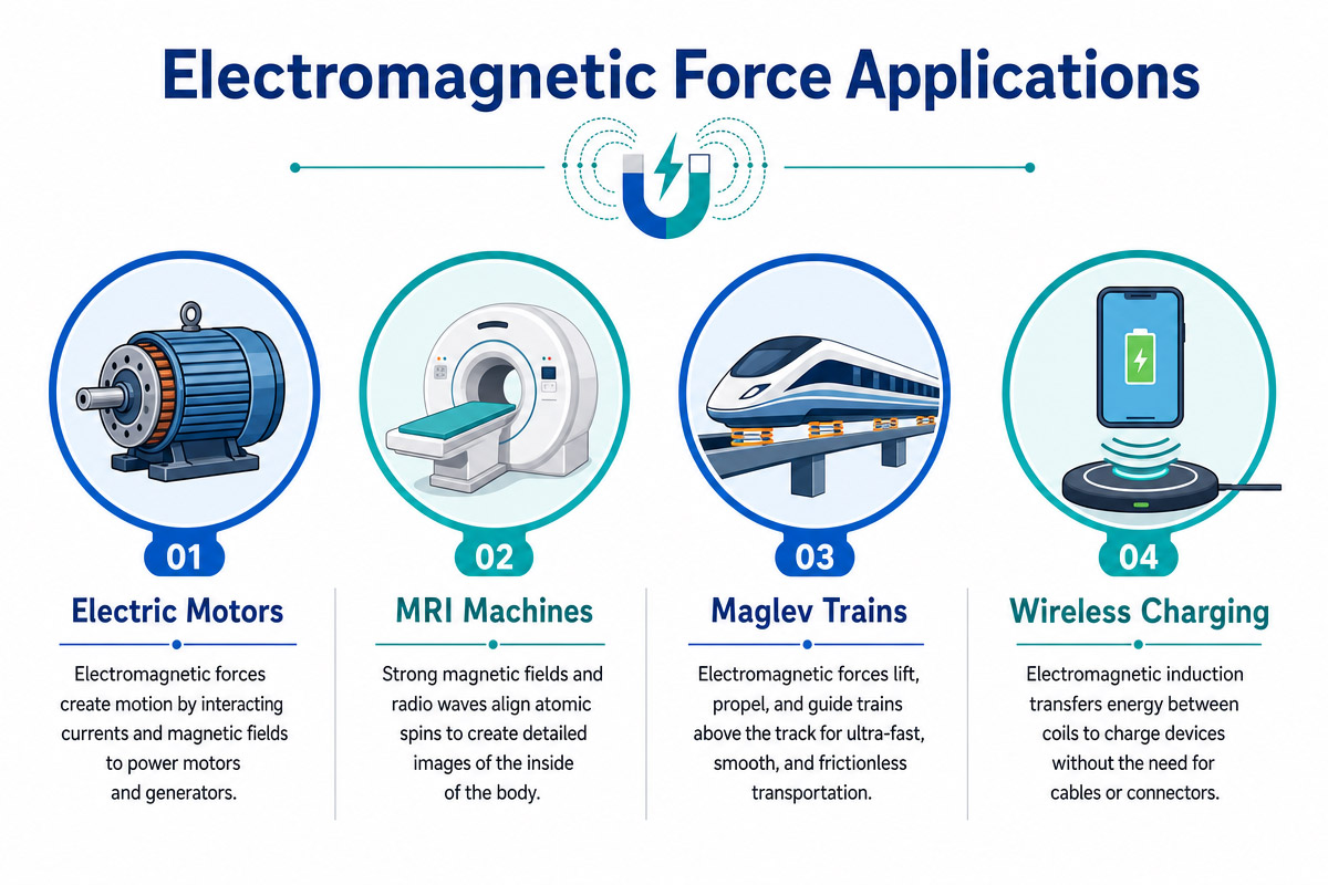 Mga Aplikasyon ng Puwersang Elektromagnetiko