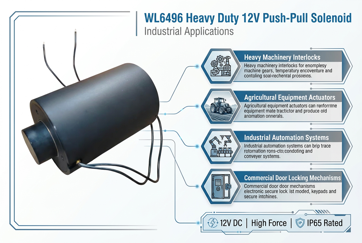 Heavy Duty Push Pull Solenoid Application