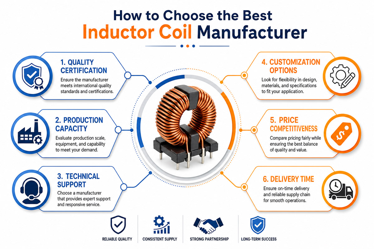 How to choose the best inductor coil manufacturer