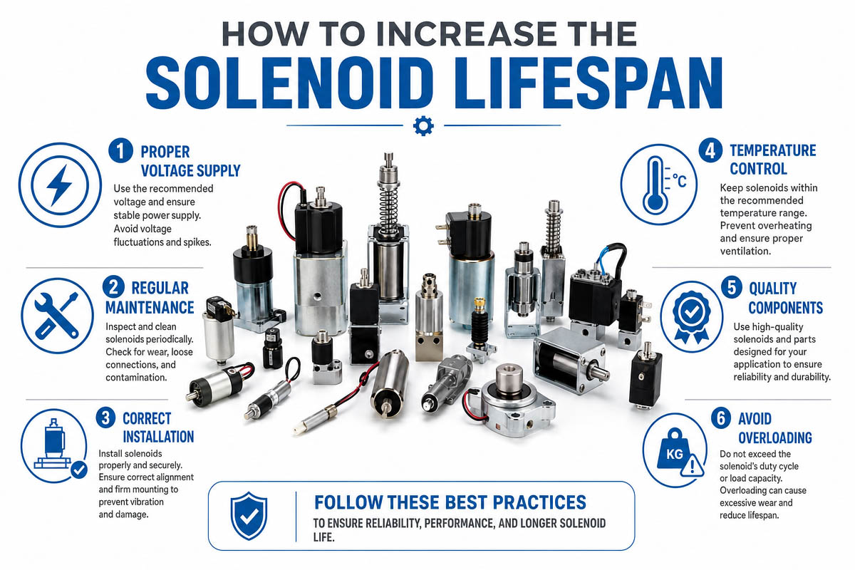 How to increase the solenoid lifespan