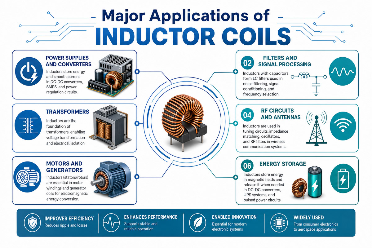 Major Inductor Coil Indusrial Application