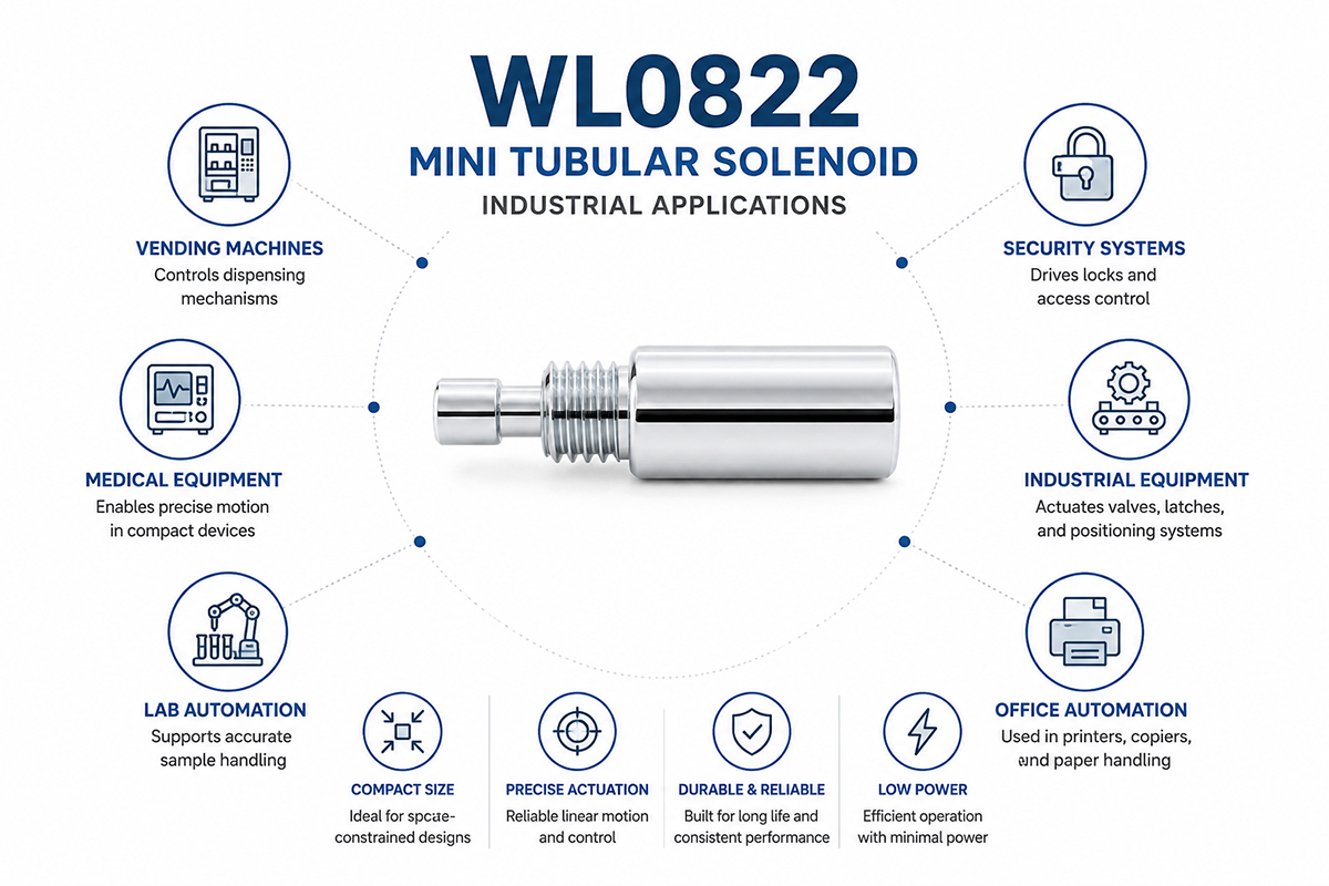 Mini Tubular Solenoid Industrial Application