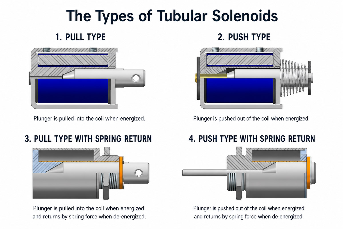 Jenis-jenis Solenoid Tabung