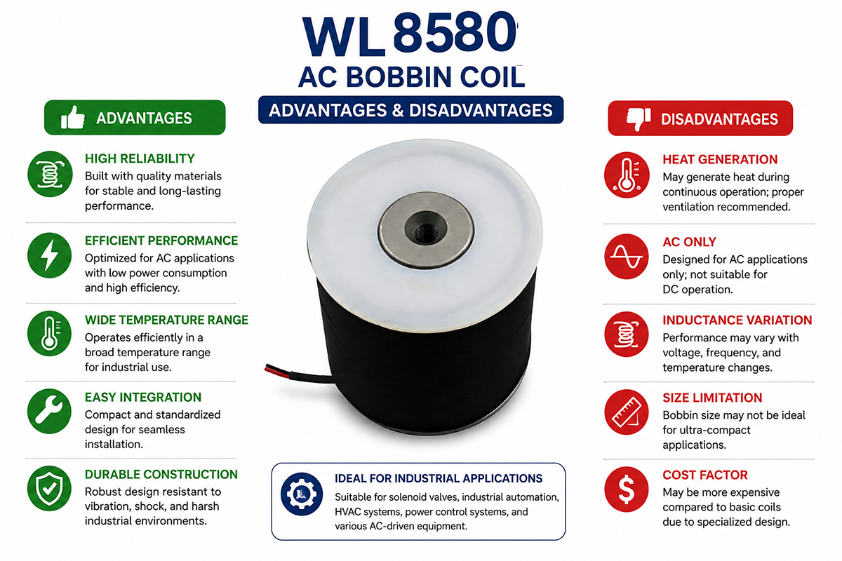 WL8580 AC Bobbin Coil Advantage and Disadvantage