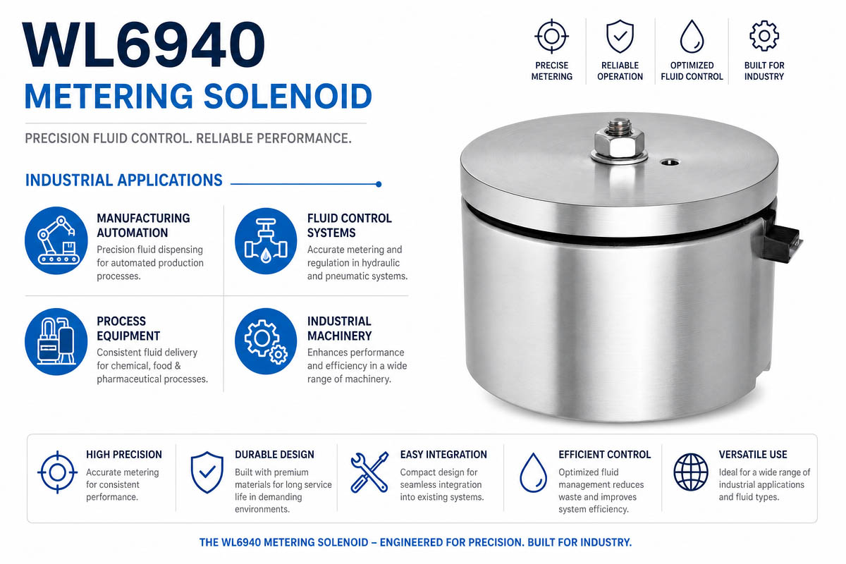 Compact Metering Solenoid Industrial Application