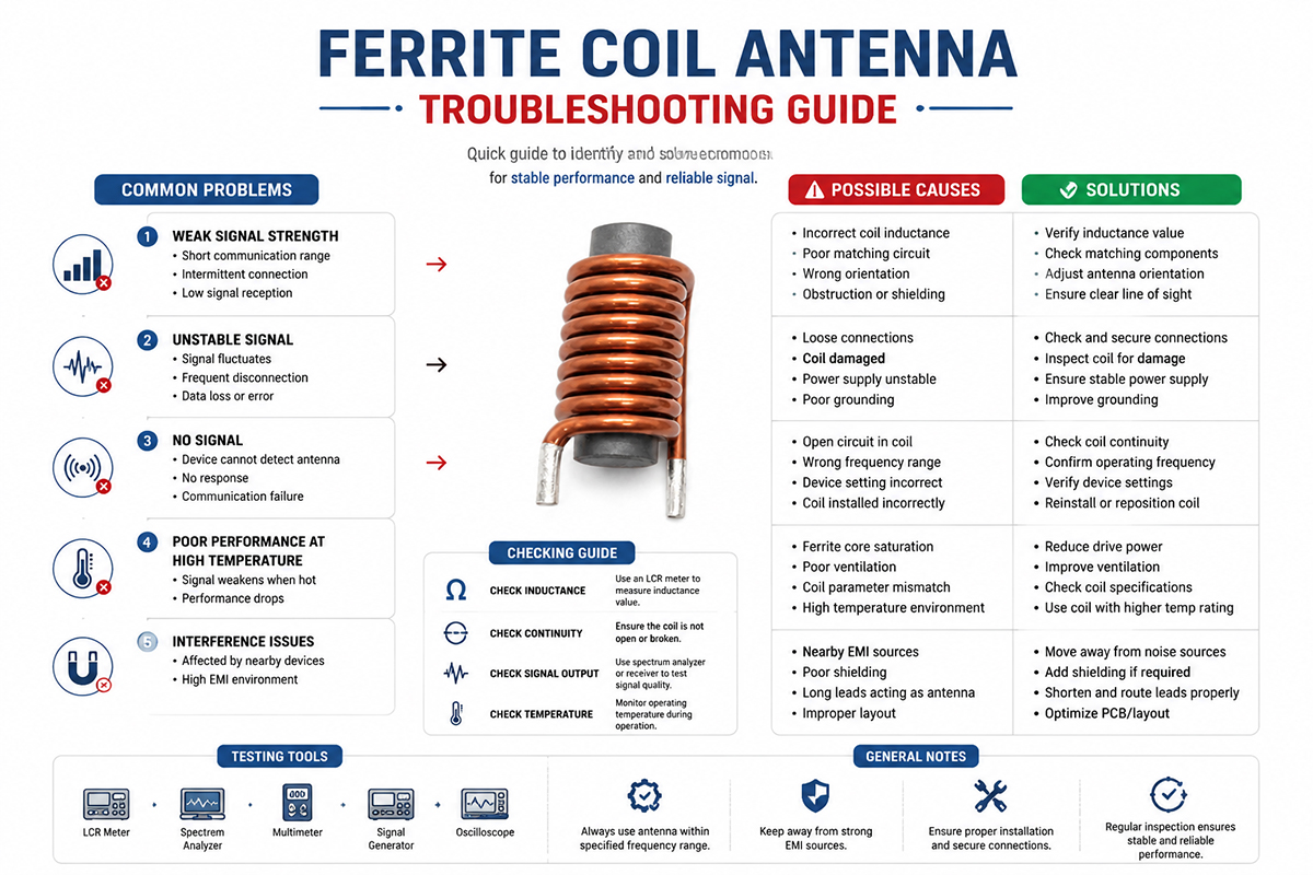 Ferrite Coil Antenna Supplier Selection Checklist