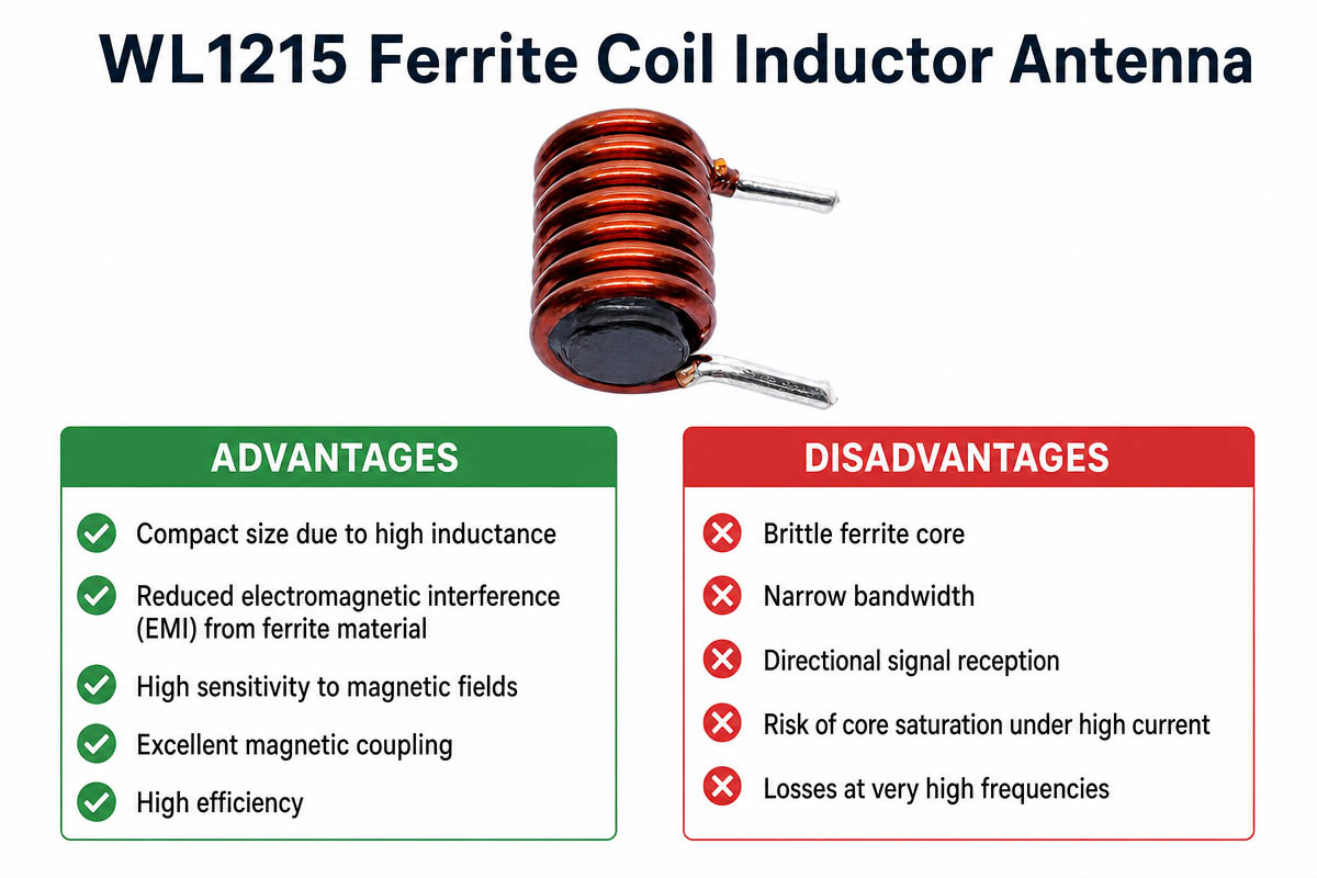 Ferrite Coil Inductor Antenna: Advantages and Disadvantages