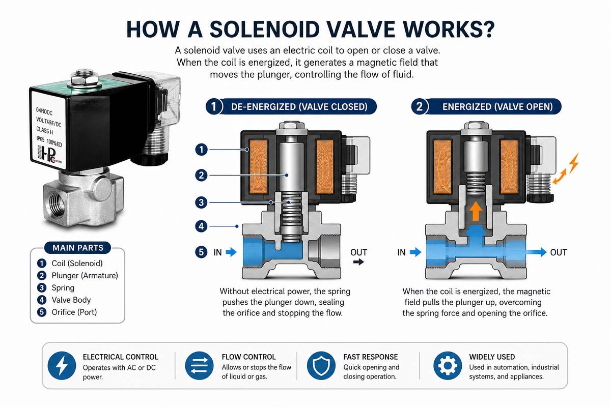 Come funziona una valvola solenoide personalizzata 