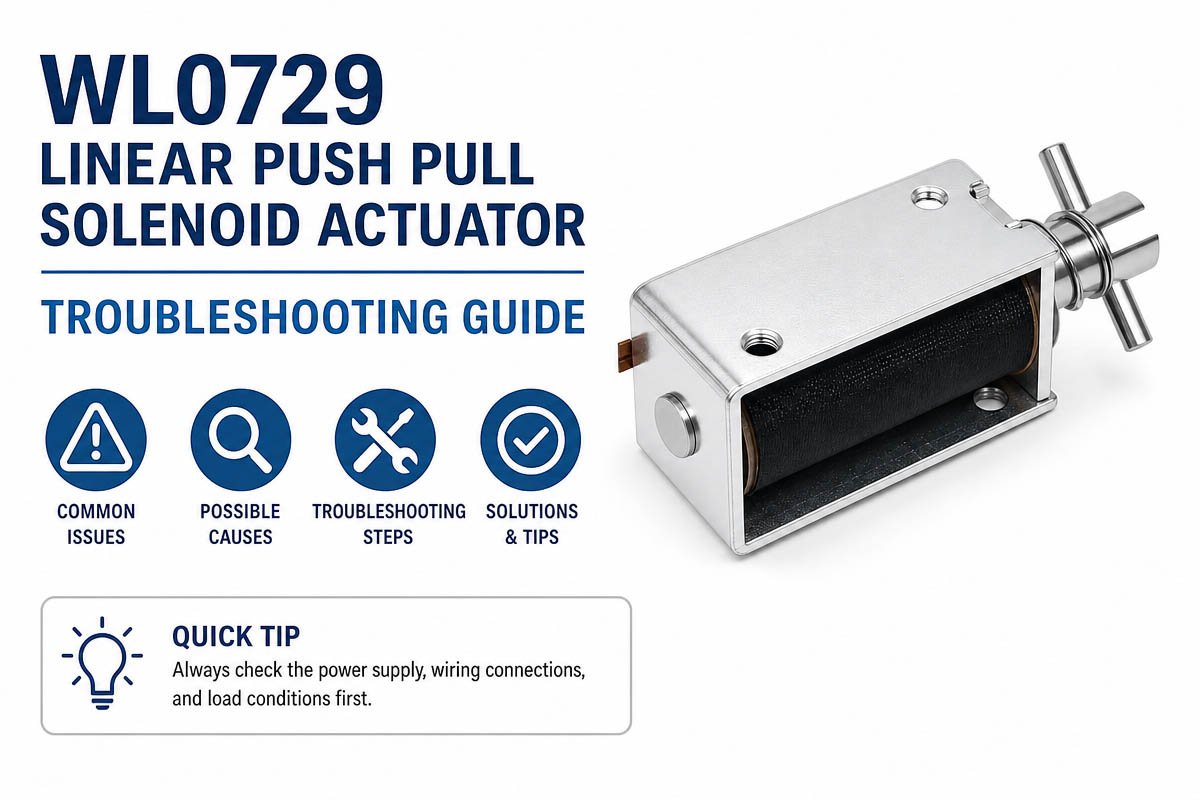 Linear Push Pull Solenoid Actuator Troubleshooting Guide