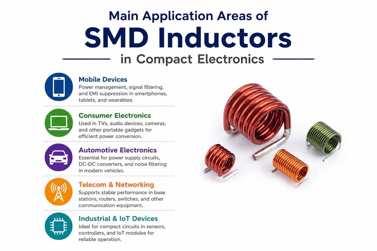 Main Application Areas of SMD Inductors in Compact Electronics