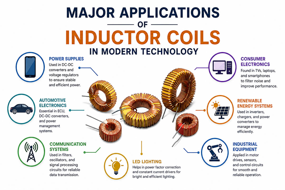 Major Industrial Application of Electromagnet Coil