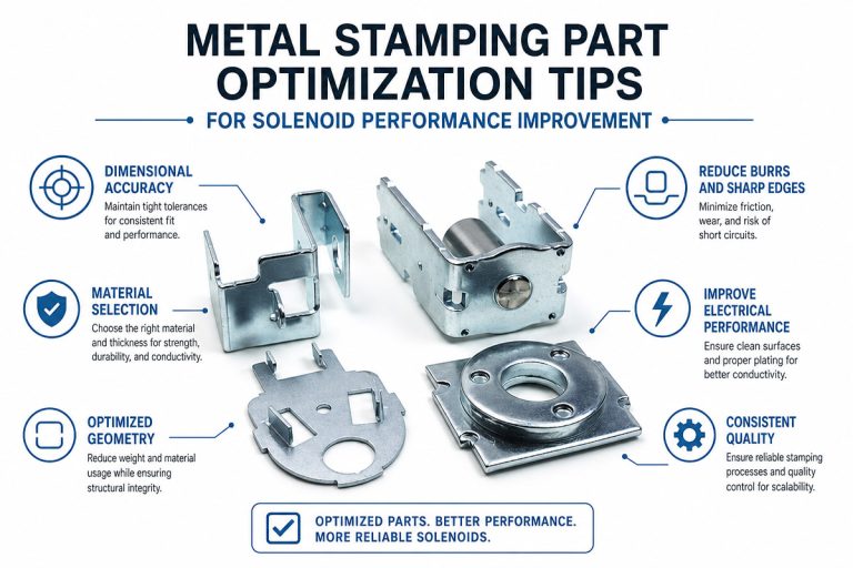 Mga Tip sa Pag-optimize ng Bahagi ng Metal Stamping para sa Pinakamahusay na Pagganap ng Solenoid