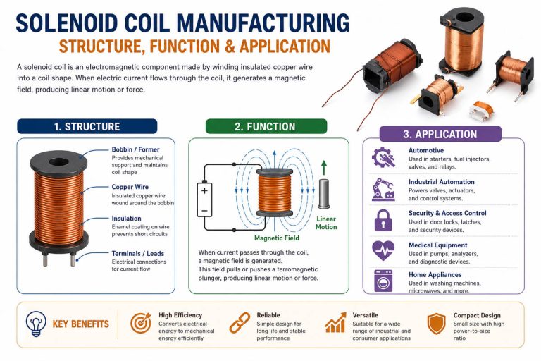 Explicații despre fabricarea bobinei solenoidului - Structură, funcție și aplicație