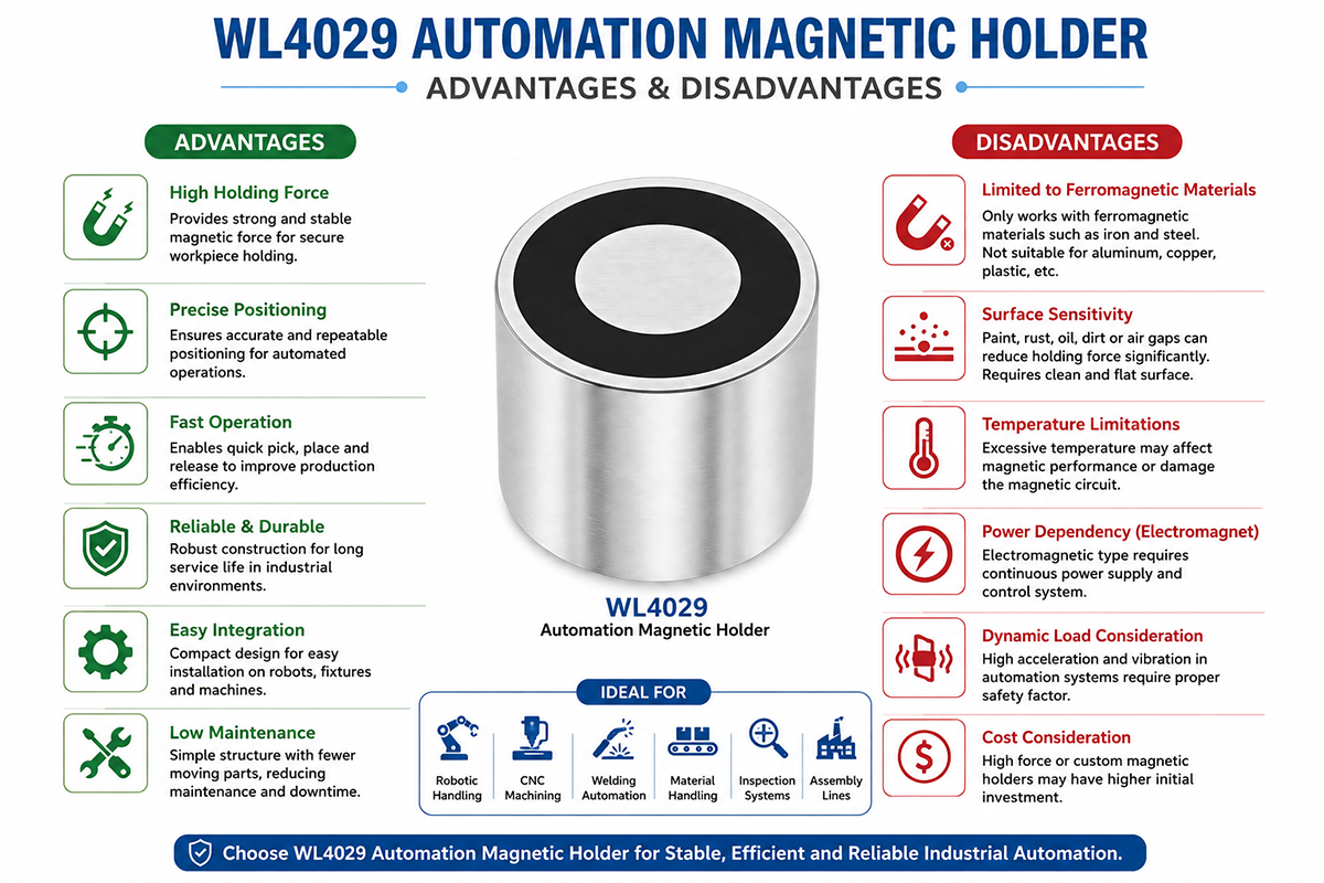 Automation Magnetic Holder for Smart Factory Systems