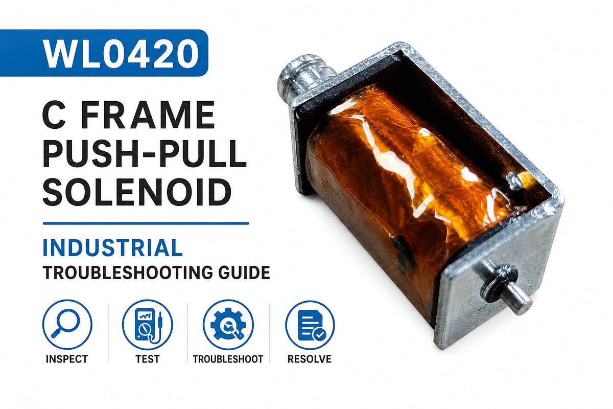 Gabay sa Pag-troubleshoot ng Industriyal na C Frame Push-pull Solenoid