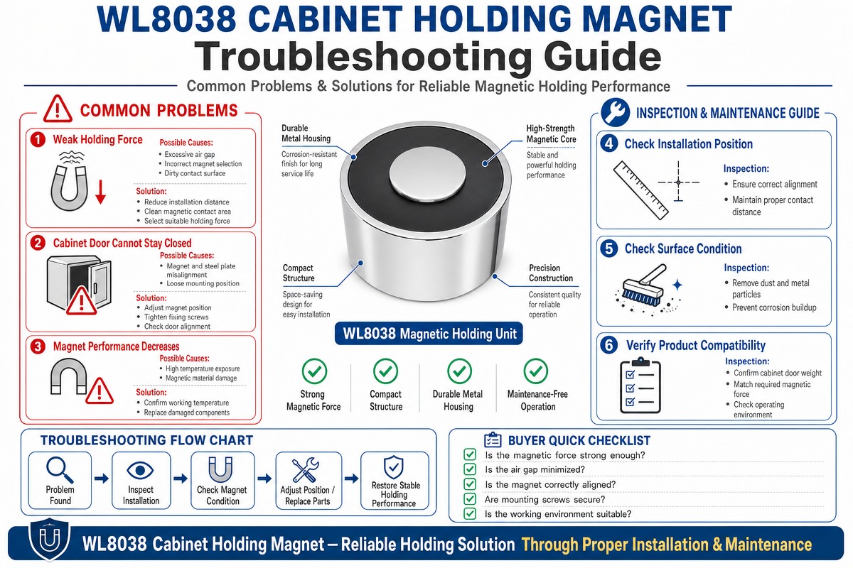 Magnet na Panghawak ng Gabinete para sa Paggamit ng Muwebles na Pangkomersyo