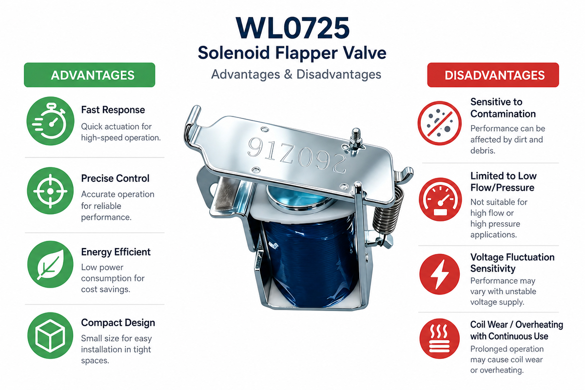 Compact Solenoid Flapper Valve Advantage and Disadvantage