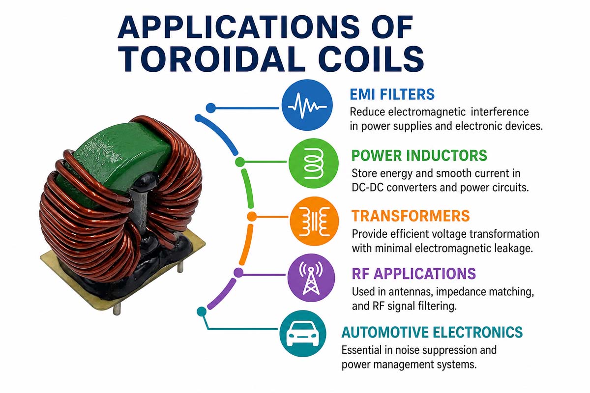 Torolàlana momba ny fampiharana ny coil Toroidal namboarina manokana