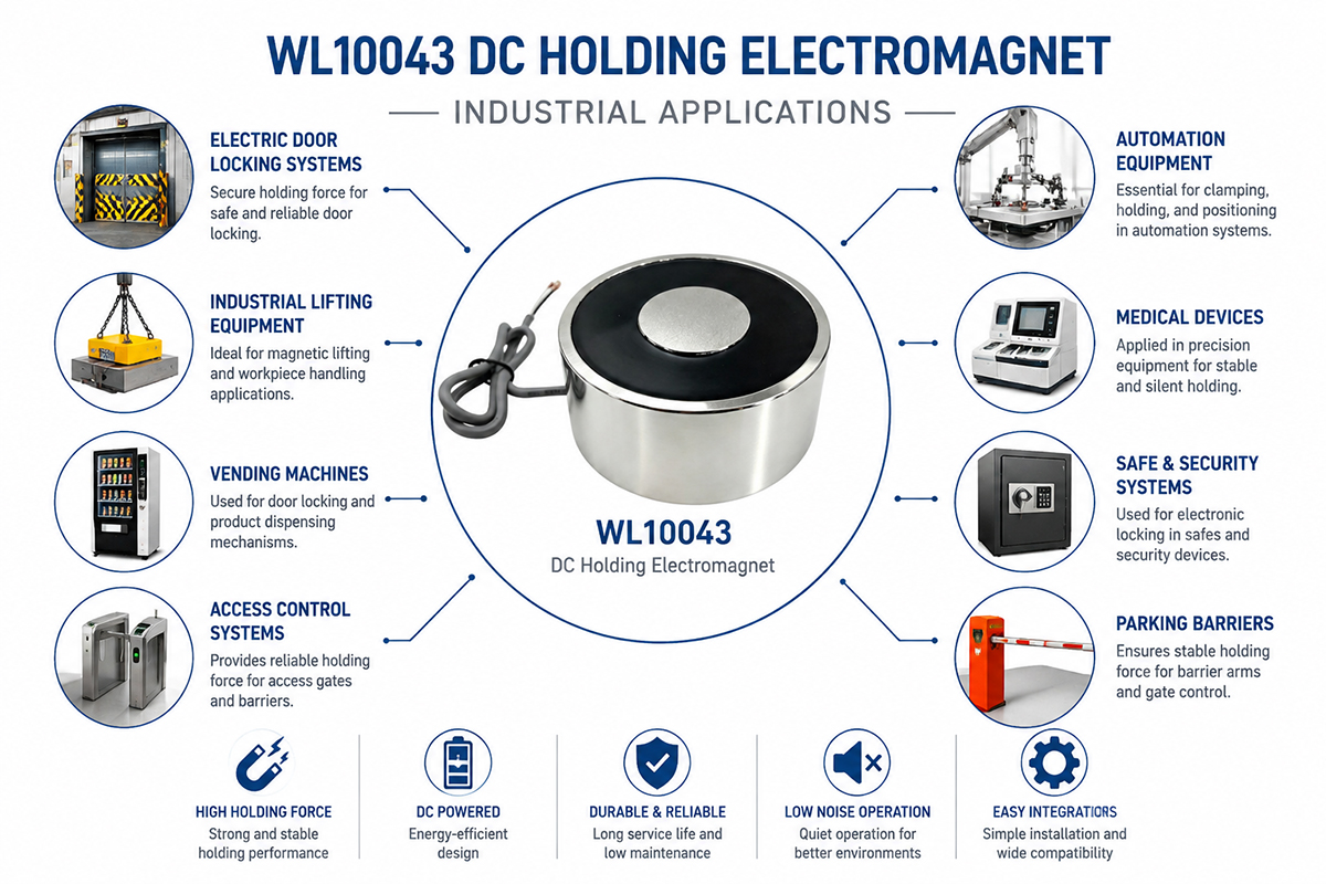 DC Holding Electromagnet Industrail Application