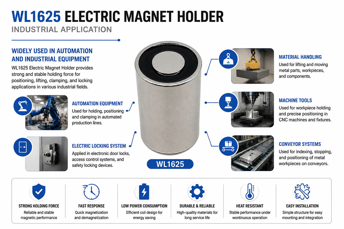 Progettazione e applicazioni dei supporti per magneti elettrici